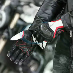 Gants de motocross sur mesure de haute qualité à doigts complets avec fermeture auto-agrippante en nylon/polyester/cuir pour usage extérieur hivernal antidérapant - Product Image 6
