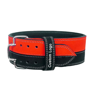 Customizable Durable Breathable Leather Waist Support Custom-Adjustable Gym Fitness Weight Lifting Logo Powerlifting <b>Belt</b> - Product Image 3