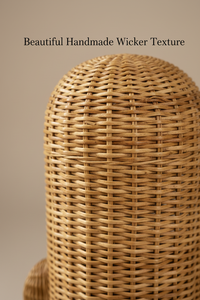 Escultura de Cactus de Jacinto de Agua Tejida a Mano, Adorno de Mimbre Natural y Seagrass para Decoración del Hogar, Ecológico y Hecho a Mano - Product Image 3