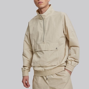 ชุดแจ็คเก็ตสปอร์ตมีฮู้ดสำหรับผู้ชาย WARPRO INDUSTRY สีดำเทา ผ้าโพลีเอสเตอร์น้ำหนักเบา โลโก้ด้านหน้า แห้งเร็ว เหมาะสำหรับฤดูใบไม้ผลิ - Product Image 3