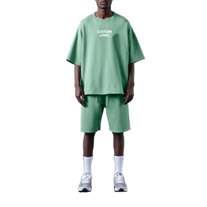 Custom Mens Short <b>Sets</b> Outfits Summer Casual T Shirts and Shorts Add Your Own Design Tracksuit <b>Sets</b> - Product Image 1