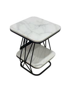 Mesa de Centro de Diseño Nórdico Único y Popular, Hecha a Mano, Moderna, Blanca, de Lujo, con Color Personalizado, Muebles Metálicos - Product Image 4