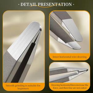แหนบติดขนตาสแตนเลส ปลายเรียบแม่นยำสำหรับการติดขนตา - Product Image 4