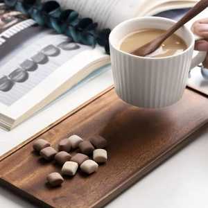 Bandejas de madera multiusos individuales, bandeja de madera de haya hecha a mano para joyería, cocina, plato decorativo con seguridad - Product Image 4