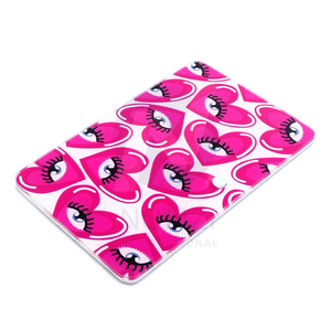 Nomzi International New Wholesale <b>Lashes</b> Heart Eyelash <b>Extension</b> Holder Pallet Tray Rectangular Custom Logo Sustainable Acrylic - Product Image 3
