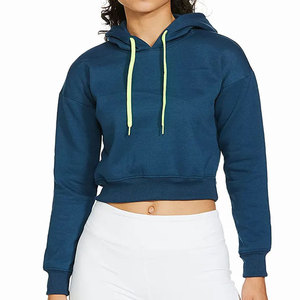 Sweat à capuche pour femme de qualité supérieure, tendance, nouveau style uni, tissu 100% coton, manches longues, couleur unie, sweat à capuche pour femme - Product Image 4