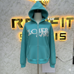 Sudadera con capucha y cremallera, estilo vintage, lavada, color marrón, con diseño gráfico, de felpa, para hombre y mujer - Product Image 5