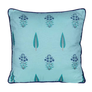 Housses de coussin amovibles et lavables en coton 100% pour oreillers/coussins de forme carrée, adaptées à tous les acheteurs - Product Image 1