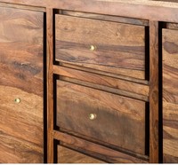 Meuble de rangement de cuisine et salle à manger en bois massif indien, écologique, style ferme, console moderne, mobilier de maison robuste