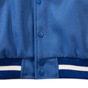 Chaqueta estilo universitario premium con diseño de patchwork y letras, con acabado suave, chaqueta de invierno para comodidad diaria. - Product Image 6