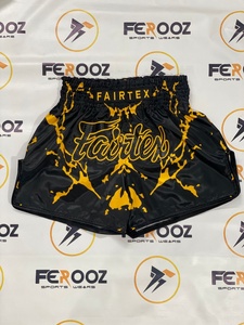 Pantalones Cortos de Artes Marciales Mixtas Fairtex Azules de Moda, Unisex, Corte Regular, Transpirables, de Secado Rápido, Ligeros, de Poliéster con Transferencia de Calor - Product Image 5