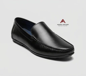 Asken Atelier New High-quality Luxurious <b>Men's</b> <b>Leather</b> High Top Loafer <b>Shoes</b> Slip-On Breathable <b>Soft</b> Open Toe Light Fashion All - Product Image 3