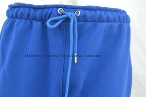 Royal <b>Blue</b> <b>Women's</b> Regular Fit 100% Cotton <b>Cargo</b> Pants Elastic Waist High Waist Wide Leg Winter Private Label Apparel - Product Image 3