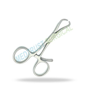 Pince à serviette chirurgicale Backhaus manuelle en acier inoxydable, ensemble d'instruments de 3,75 pouces avec système de verrouillage à cliquet - Product Image 2