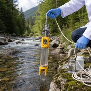 Muestreador de Agua Ruttner |   Colector de Profundidad Hidrológico para Investigación Acuática, Análisis de Calidad del Agua, Herramienta de Pruebas de Campo Ambiental - Product Image 2