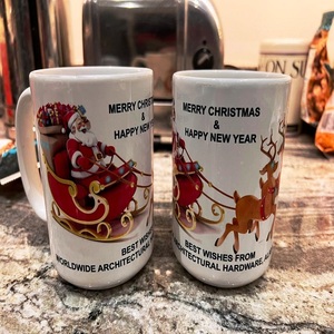 <b>Cute</b> Christmas Ceramic 3D Hand Painted Santa Milk <b>Mug</b> 3 Oz White red Ceramic <b>Mugs</b> Coffee <b>Mugs</b> Tea <b>Mugs</b> - Product Image 5