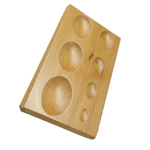 Bloc de façonnage en bois de haute qualité pour bijoux, outil de bombage ovale en bois pour le façonnage du métal, 7 tailles de cavités pour outils de bijouterie - Product Image 6