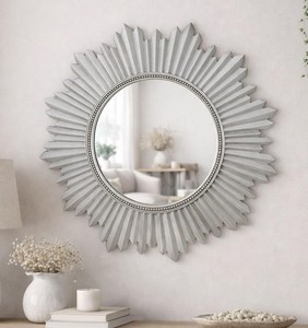 Venta caliente 2024 espejo de pared decorativo redondo acento espejo veneciano grande para decoración del hogar - Product Image 4
