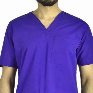 Men's Nurse Uniform Two-Piece <b>Scrub</b> Sets Long Short Sleeves <b>Plus</b> <b>Size</b> Pharmacy Blue Medical Staff Work - Product Image 5