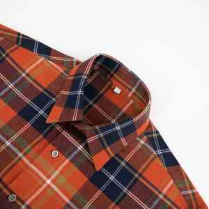 Camisa informal de franela de algodón transpirable de primera calidad, estilo vintage, con estampado a cuadros, para actividades al aire libre, ropa de calle - Product Image 5