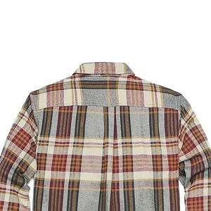 Camisa de Franela 100% Algodón para Hombre, Diseño Clásico a Cuadros, Cálida y Transpirable para Otoño e Invierno, Venta al Por Mayor - Product Image 2