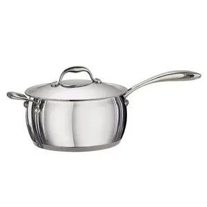 Durable Eco-friendly Stainless Steel <b>Sauce</b> <b>Pan</b> Comfortable Handle Ideal for Cooking Soups <b>Sauces</b> Curries and More - Product Image 2