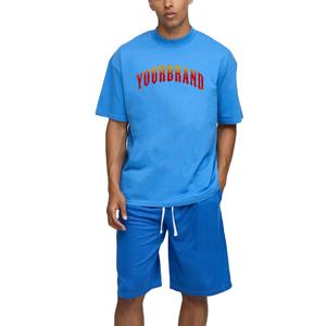 Nouvelle Collection – Ensemble T-shirt et Short Personnalisé pour Homme – Prix Abordable – Tenue Sportive d'Été 2 Pièces pour Homme - Product Image 1