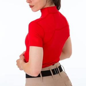 Ropa Ecuestre de Alta Calidad para Mujer, Camisetas de Manga Corta para Montar a Caballo, Camisetas Ecuestres de Buena Calidad para Dama - Product Image 3