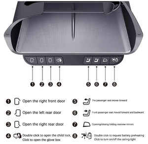 อุปกรณ์ตกแต่งรถยนต์กล่องเก็บของที่ซ่อนอยู่พร้อมปุ่มสําหรับTeslaรุ่น 3 รุ่นY 2021-2023 - Product Image 5