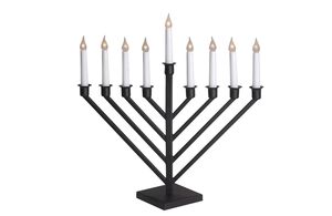 Premium Metal Menorah Candle Holder With Artistic Design For Table Centerpiece And Family Gathering Events - Product Image 4