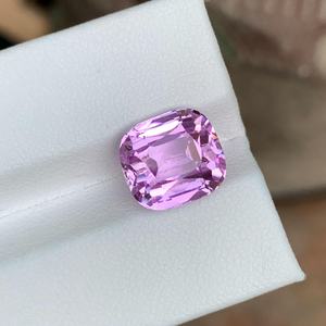 Piedra Preciosa de Kunzita Natural Suelta, Forma de Cojín, Color Rosa, Facetada, Calidad Premium, para Joyería - Product Image 4
