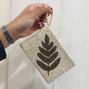 Best quality Embroidery Beaded Coin pouch <b>cute</b> pouch fashion accessory portable pouch daily use pouch colorful beads seed bead - Product Image 3