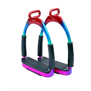 Estribos Ligeros de Acero Inoxidable y Aluminio para Montar a Caballo con Logotipo Personalizado, Equipo Duradero - Product Image 5
