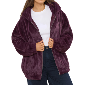 Sweats à capuche pour femmes grandes tailles, tissu confortable, vente en gros, personnalisable, échantillon gratuit, meilleure qualité - Product Image 3