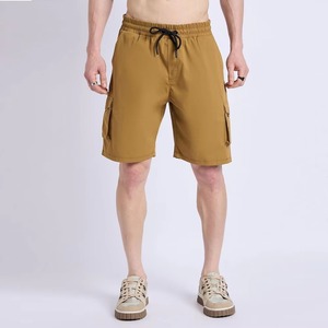Shorts de jogging décontractés pour hommes en coton 100% biologique, respirants, imperméables, coupe-vent, brodés, pour l'été, la plage, le fitness et l'exercice - Product Image 1