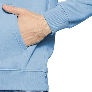 Clush Sports High Quality 100% Cotton French Terry Zipper-Up Hip Hop Hoodie <b>Thick</b> <b>Fleece</b> 400g Drop Shoulder Plain Blank Men's - Product Image 2