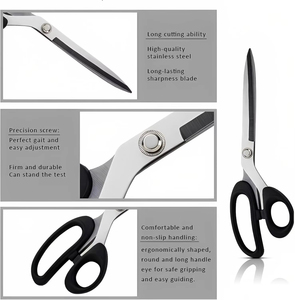 Tailor <b>Scissor</b>\10-Inch, <b>Sewing</b> <b>Scissors</b> Professional Multi-Purpose Sharp Heavy Duty Fabric <b>Scissors</b> for Cutting Clothes Leather - Product Image 2