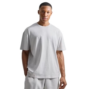 Mens Gym T Shirt Drop Shoulder Breathable Loose Fit <b>Round</b> Neck Eco Friendly Custom Sporty <b>Canvas</b> Fabric Sublimation Printed Tee - Product Image 5