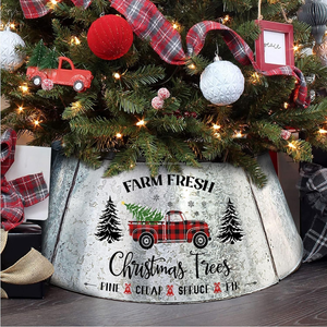 ที่ตั้งต้นไม้โลหะชุบสังกะสีที่ทันสมัยสำหรับตกแต่งคริสต์มาสดูใหม่ - Product Image 4