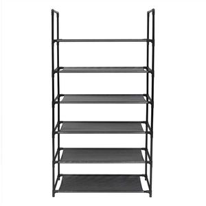 Scarpiera in Metallo a 6 Ripiani, Organizzatore per Ingresso, Contiene 18-24 Paia di Scarpe - Product Image 2