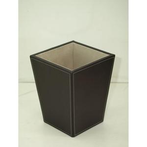 Poubelle en cuir de crocodile, accessoires ménagers, poubelle à déchets secs pour chambre à coucher, poubelles écologiques, prix de gros - Product Image 6