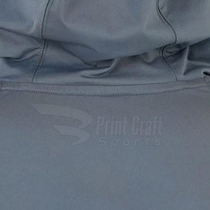 เสื้อฮู้ดฝึกซ้อมผ้าฝ้ายผสมสีพื้นไซส์ใหญ่ ออกแบบเองได้ คุณภาพสูง สำหรับผู้ชาย - Product Image 6