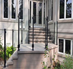 Verre de sécurité trempé transparent pour balustrades de balcon sans cadre, escaliers, terrasses, piscines et la conception de bâtiments modernes - Product Image 2