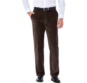 Pantalones ajustados de algodón para hombre, caqui, fabricante, 100% - Product Image 1