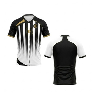 Custom Short Sleeve Rugby Jersey Breathable Fabric & High Quality Sublimation Design Ideal for Team Training & Sportswear Use - Product Image 1