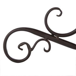 Baño para Pájaros de Estilo Hierro Fundido, Elegante Recipiente de Agua para Jardín con Base de Trípode con Adornos Decorativos y Acabado en Metal Bronce Rústico - Product Image 6