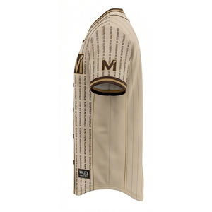 Camiseta de béisbol profesional sublimada, ropa deportiva personalizada para equipos, moda urbana, MALUZA INDUSTRIES, ropa deportiva premium. - Product Image 4