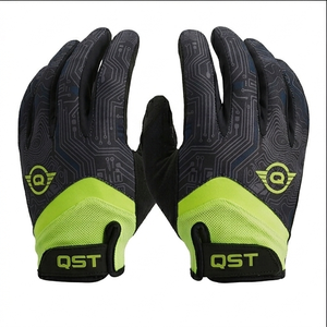 Guantes deportivos de Ciclismo de dedo completo Guantes de Ciclismo de spandex y nailon transpirables Entrenamiento para un nuevo diseño de logotipo personalizado - Product Image 5