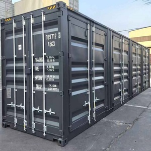 Conteneurs maritimes d'occasion 40 pieds High Cube, structure en acier robuste pour le stockage et le transport, unités durables résistantes au vent et à l'eau - Product Image 4
