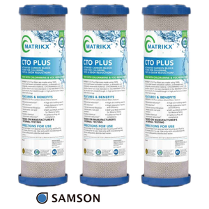 Filtre à charbon actif pour machine à glaçons commerciale de restauration, 10 pouces, débit d'eau constant - Product Image 1